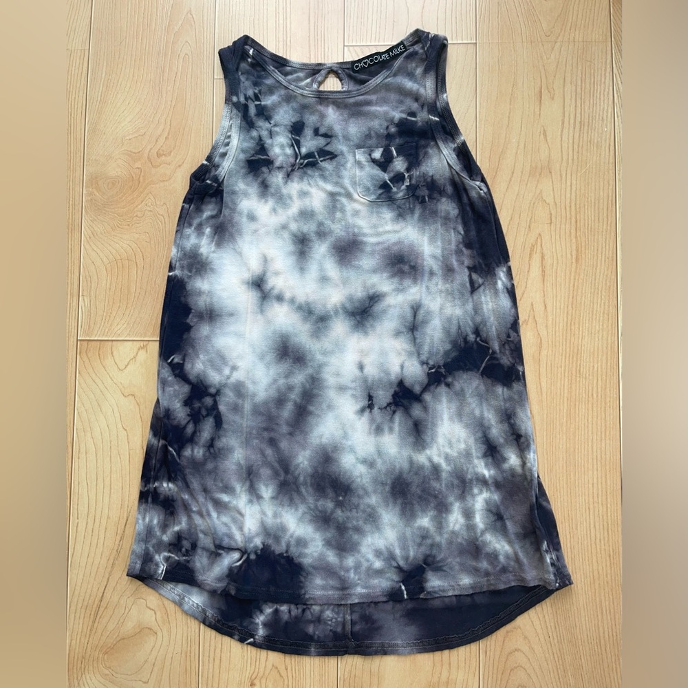 Chocolate Milke Girls Tie Dye Sleeveless Dress
